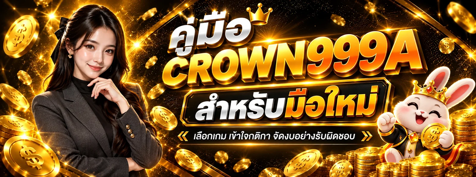 คู่มือ CROWN999A สำหรับมือใหม่ เลือกเกมและจัดงบ